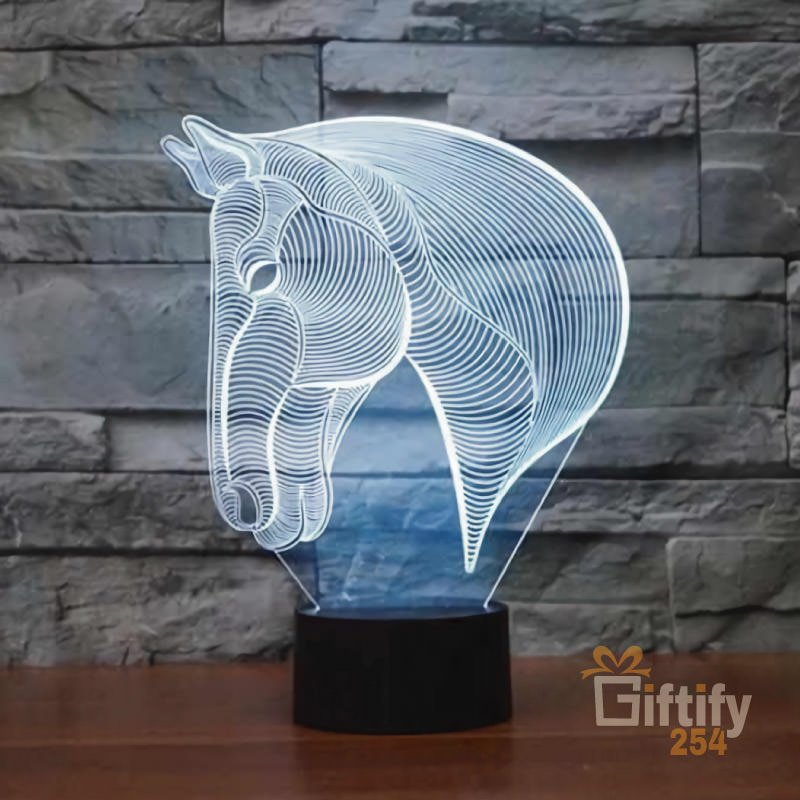 LedHorse5 3D Horse LED Lamp - Image 1