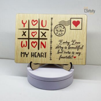 engraved love plaque